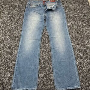 Tilt Jeans Women 11 Long Faded Straight Denim Pants Outdoor Cotton 34x34 New